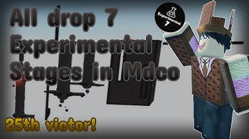 ALL *drop 7 experimental stages* in Roblox Master