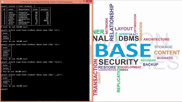 Like operators – implementations on Null values – Aliases || عمليات وتعليمات وتطبيقات بلغة SQL (4)