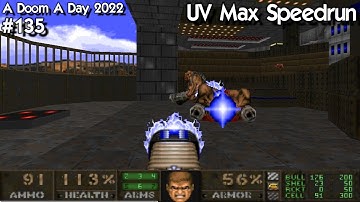 Doom Anomaly Report MAP10: "Pendleton" UV Max Speedrun 4:06 100% Kills / 100% Secrets