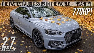 WORLDS FASTEST AUDI RS5 B9 - STAGE 3 770HP - 10.01 1/4 MILE AND WHEELSPIN IN 4TH GEAR - In Detail