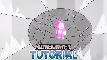 Minecraft Steven Universe Pink Steven Statue Building Tutorial
