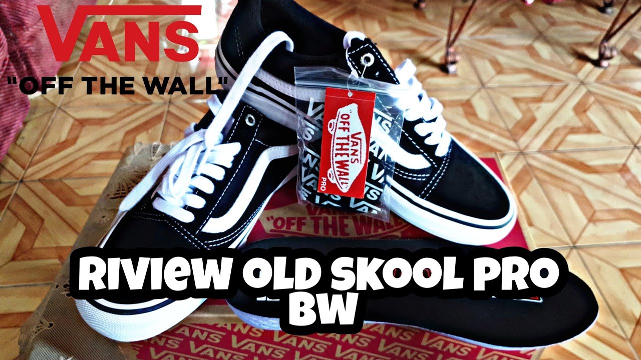 Unboxing Vans Old skool pro black white Pt.navya retail indonesia ...