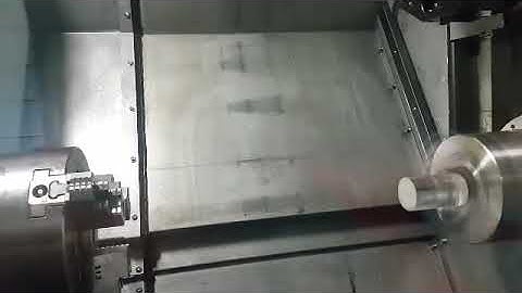 Switching work piece between main spindle and sub spindle at 2000rpm