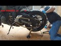 2008 Honda CBR Rear Wheel Install   Chain Install