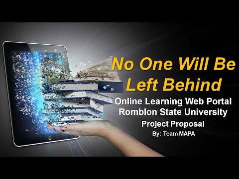 RSU Online Learning Web Portal Project Proposal