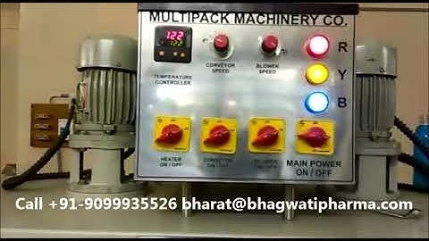 Empty Pet Bottle Double Heating Shrink Sleeve Tunnel with Rotating Pucks