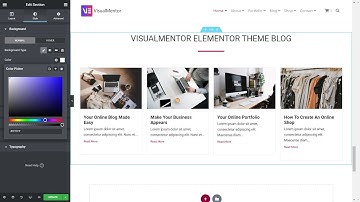 How To Change Sections Background Color In Elementor WordPress Plugin?