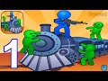 Train Defense: Zombie Survival - Gameplay Walkthrough Part 1 Zombie Train Army Base Defense (Android