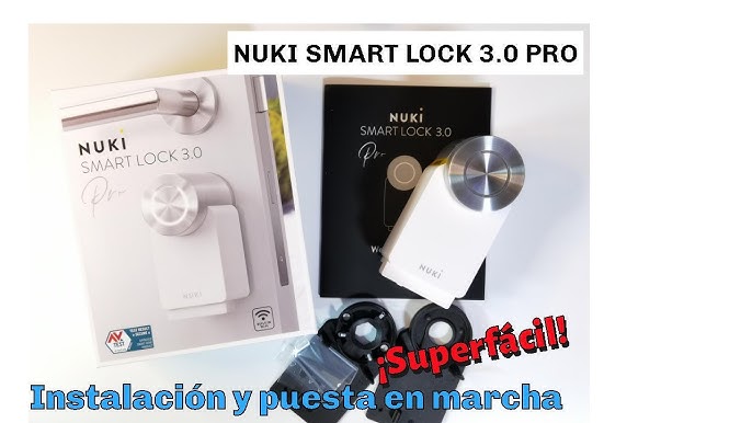 Nuki Smart Lock 4.0 Pro Cerradura conectada Bluetooth/Wi-Fi (blanco) - NUKI