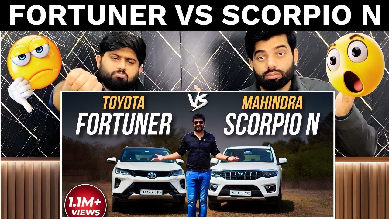 Pakistani Reaction on Scorpio N vs Fortuner vs Scorpio S11 Comparison | HumTeen Reacts 😲