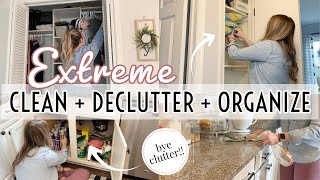 *NEW!* EXTREME 2 DAY CLEAN + ORGANIZE + DECLUTTER WITH ME | CLEANING MOTIVATION 2021