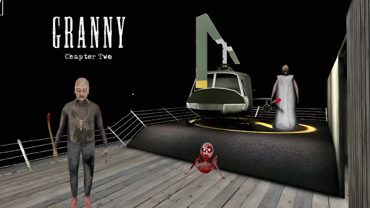 ലെമ്മച്ചി Chapter 2 😂 helicopter escape 😉 #granny #funny #grannyfunnygameplay #malayalam