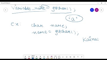 reading and writing a character in C