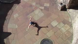 Cartwheels in Clifford's Tower, York