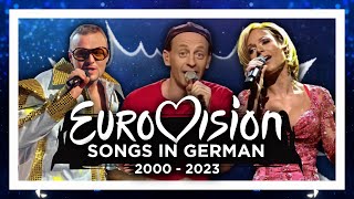 ALL EUROVISION ENTRIES IN GERMAN (2000 - 2023) 🇩🇪  🇦🇹