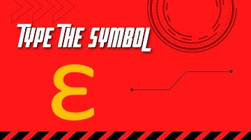 SHORTCUT TO TYPE EPSILON SYMBOL | ALT CODES | EPSILON SYMBOL | SHORTCUT TO TYPE GREEK SYMBOL #symbol