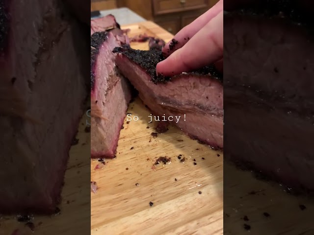 Brisket makes my soul happy -  #brisket #smokedbrisket #bbq #grilled #beef class=