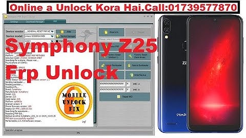 Symphony Z25 Frp Unlock By Octoplus FRP Tool