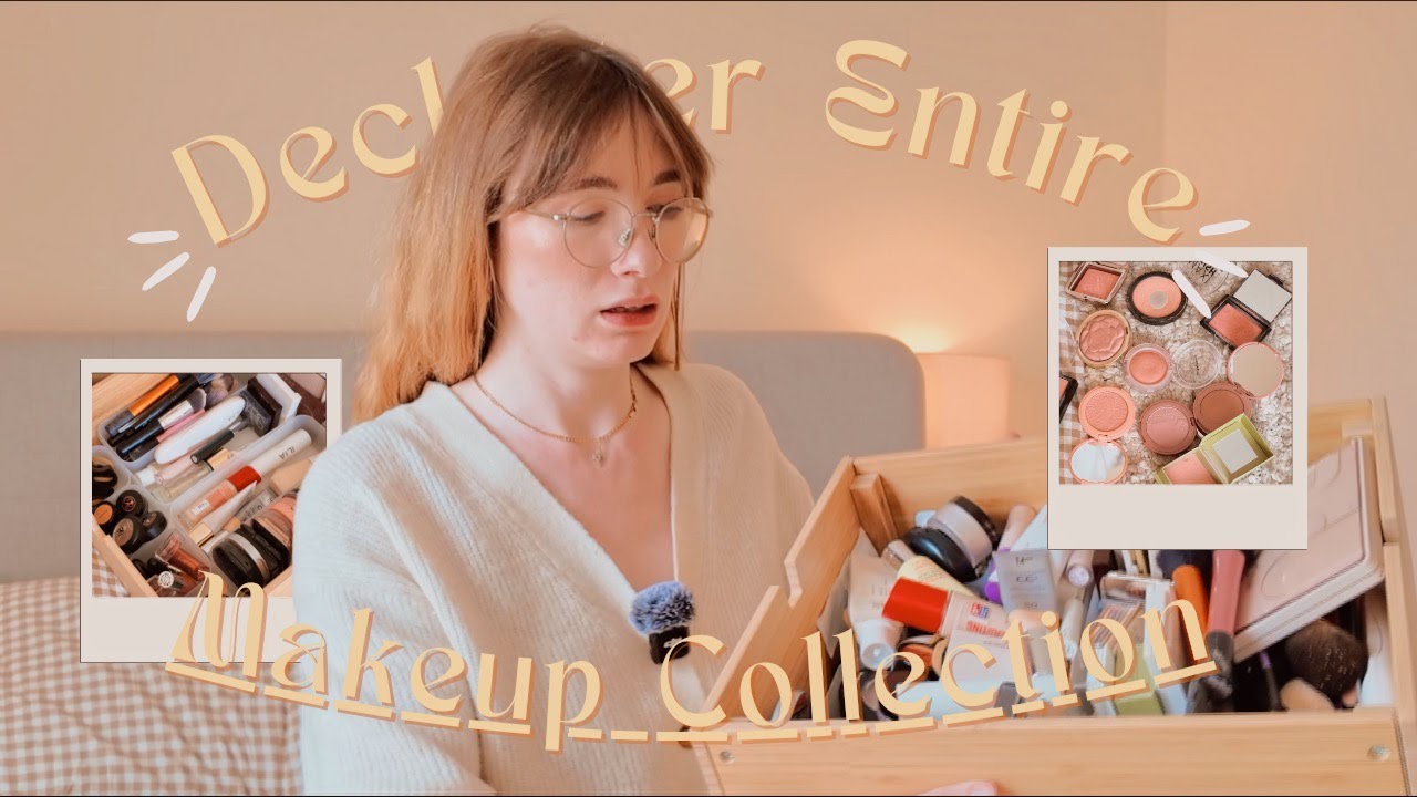 MINIMALIST MAKEUP DECLUTTER | new makeup collection 2025