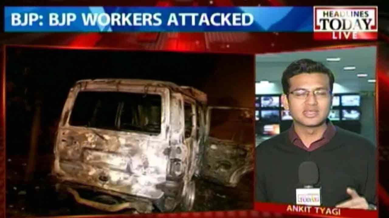 AAP, BJP workers clash on streets of Delhi