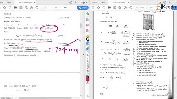 Numerical on Design of Belt Conveyor - Design of Belt Conveyors - Design of Mechanical Systems