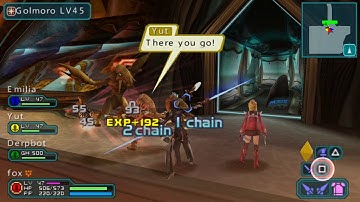 Phantasy Star Portable 2 - PPSSPP Upscaling Clip
