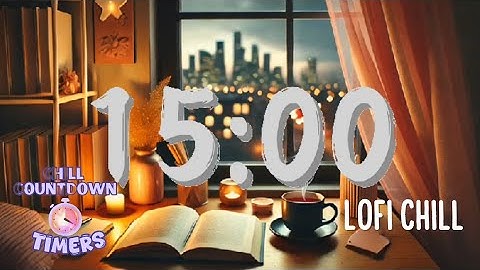 15 Minute study timer with Lofi relaxing Music, Classroom timer