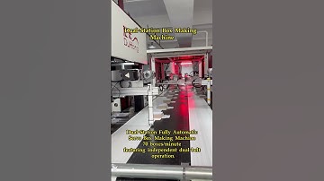 Dual-Station Fully Automatic Servo Box Making Machine - 70 boxes/minute