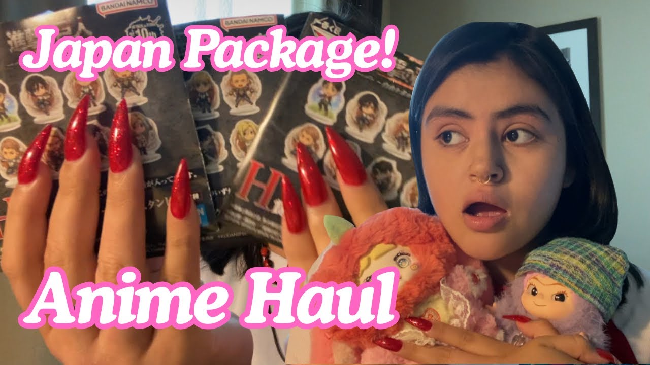 JAPAN PACKAGE ANIME HAUL + BLIND BOXES (Blue Lock, Attack on Titan, Nommi, Wakuku)