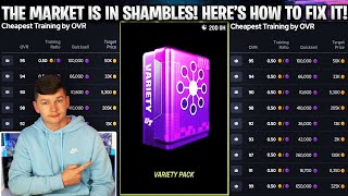 : THE MUT MARKET IS IN SHAMBLES! HERE'S HOW EA CAN FIX IT!