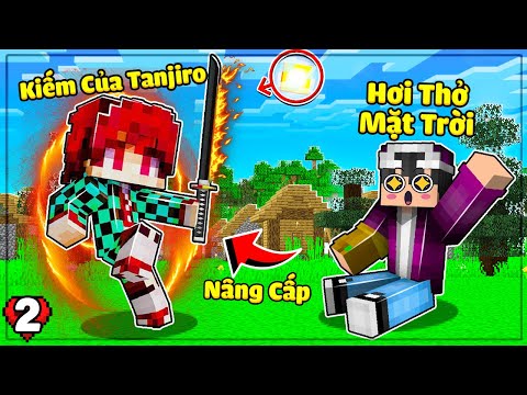 MINECRAFT THANH GƯƠM DIỆT QUỶ * TẬP 2 | LỘC LUYỆN RA THANH KIẾM HƠI THỞ MẶT TRỜI🤩THÁCH ĐẤU YORIICHI😎