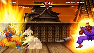 Goku Vs Fire God Akuma - The Most Epic Fight Ever Made
