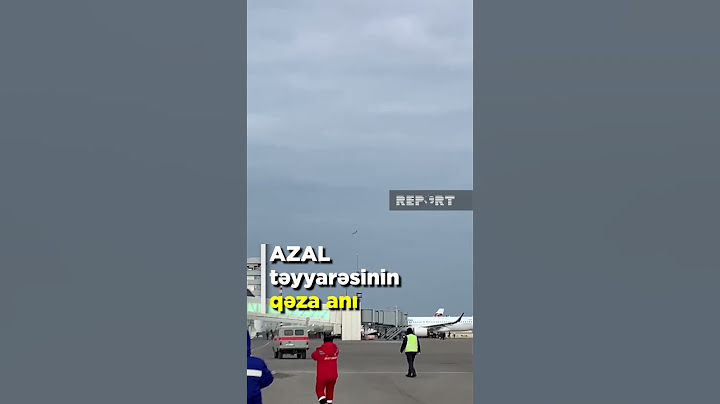 AZAL-ın təyyarəsinin qəzaya düşməsinin yeni görüntüləri yayılıb