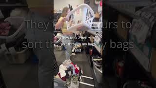 Selling Clothes to Plato's Closet (w SUBS) #shorts #reels #fyp #clothes #haul