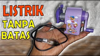 Cara Membuat Generator Listrik Mini Tanpa Batas