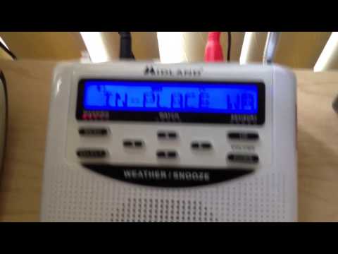 Activating the WR-120 for a Shelter In Place Warning