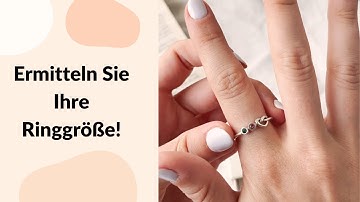 Wie Sie Ihre Ringgröße ermitteln können