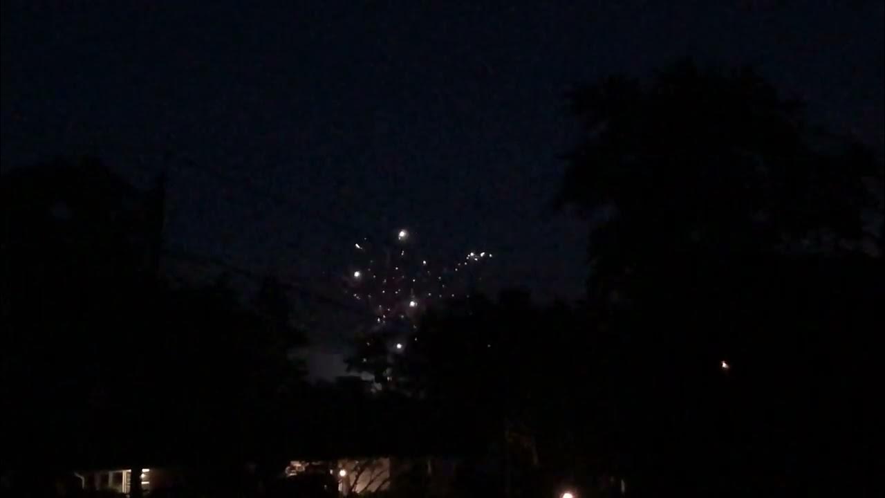 Independence Day fireworks, July 4th, 2023 Mountainview, Ewing