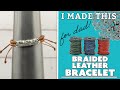 DIY Braided Leather Bracelet for Dad | I Made This