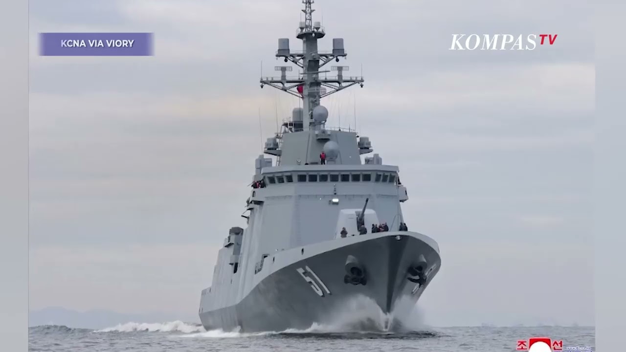 Kim Jong Un Uji Coba Kapal Perang & Rudal di Tengah Memanasnya Perang Iran vs AS Israel
