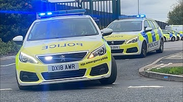 Cheshire police : Panic Button Activated / Many Police vehicles responding within minutes