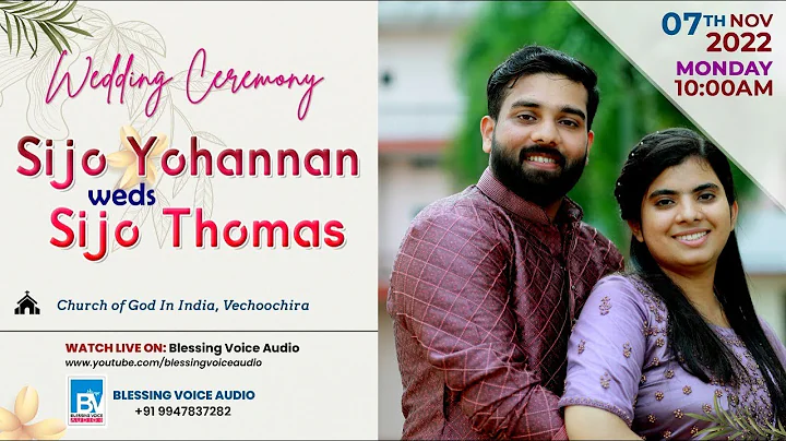 Wedding Ceremony || LIVE || SIJO YOHANNAN & SIJO T...