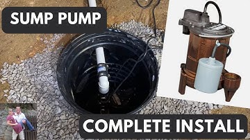 Complete Crawl Space / Basement Sump Pump Installation