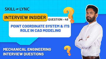 Point Coordinate System & Its Role in CAD Modeling |Mechanical Engineering Interview Q