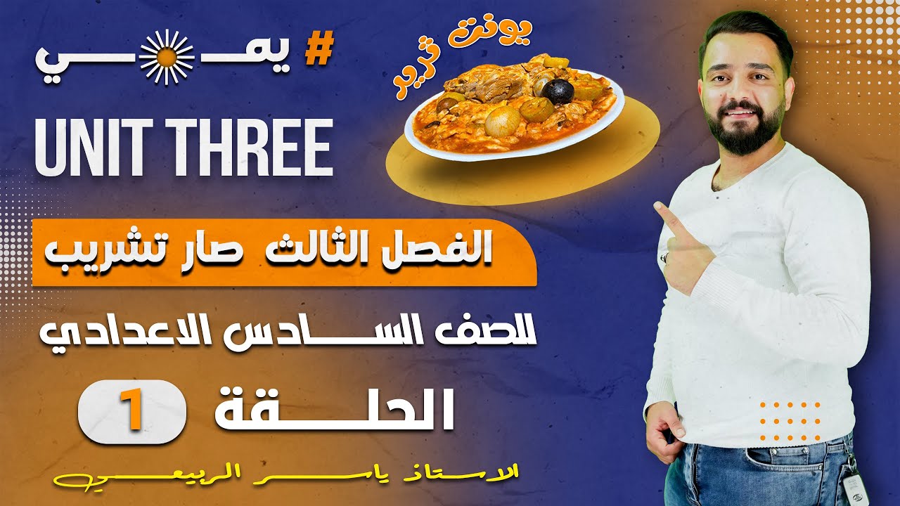 شرح الانكليزي | للصف السادس الاعدادي | اليونت الثالث | #التعاريف | الحلقه 1 -منهج2024 #ثريد