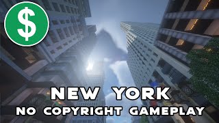 WALKING IN NEW YORK STREETS - Minecraft Gameplay - Free To Use Gameplay - No Copyright Gameplay 5