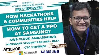 How Hackathons & Communities can help you | SSIR | Samsung | NIT Jalandhar  #InternshipDiaries EP-2
