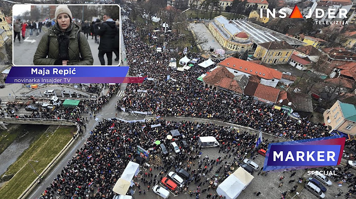 Reporterka Insajdera iz Kragujevca: Prisutan veliki broj građana, centar u potpunosti blokiran
