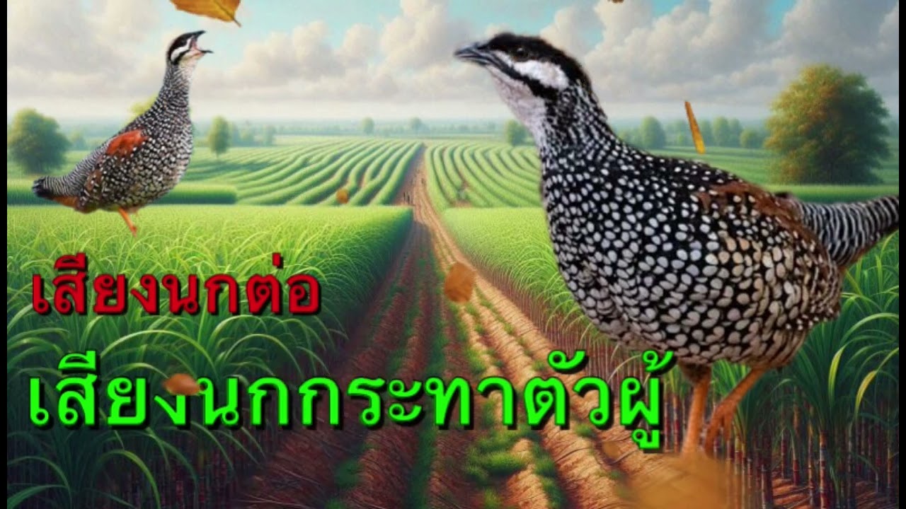 เสียงนกกระทาตัวผู้ เสียงนกต่อ1 | ผา ทรนง