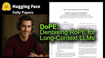 DoPE: Denoising RoPE for Long-Context LLMs
